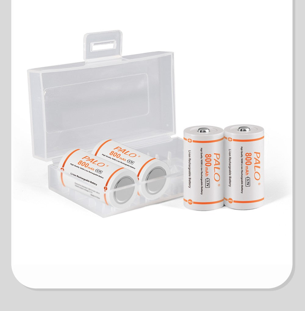 Batería recargable Original CR123A, 3,7 V, litio CR123 16340 16350 CR17345, bate