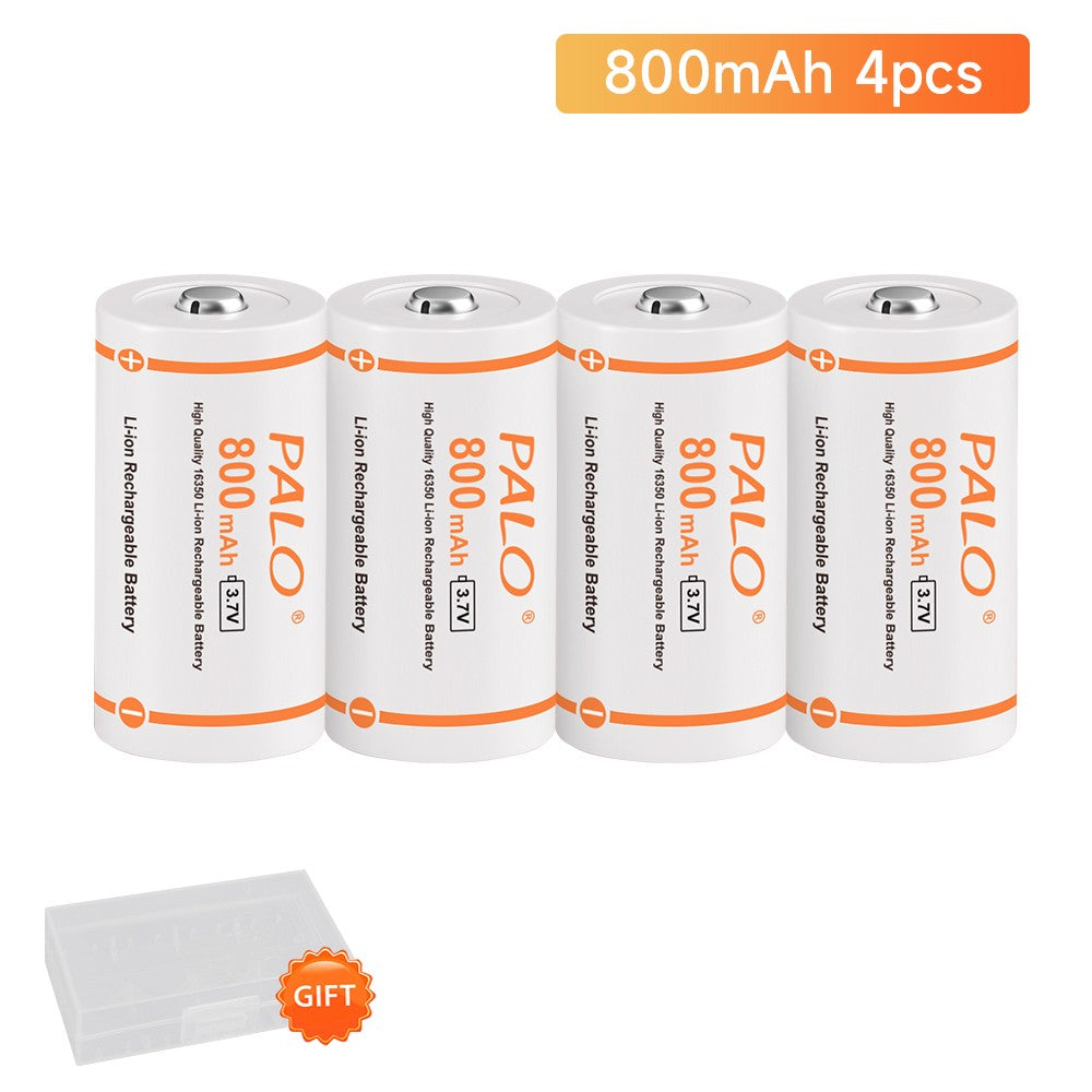 Batería recargable Original CR123A, 3,7 V, litio CR123 16340 16350 CR17345, bate