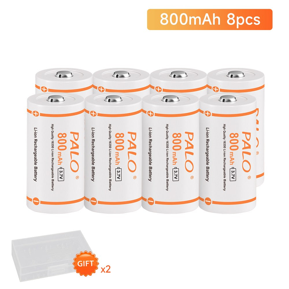 Batería recargable Original CR123A, 3,7 V, litio CR123 16340 16350 CR17345, bate