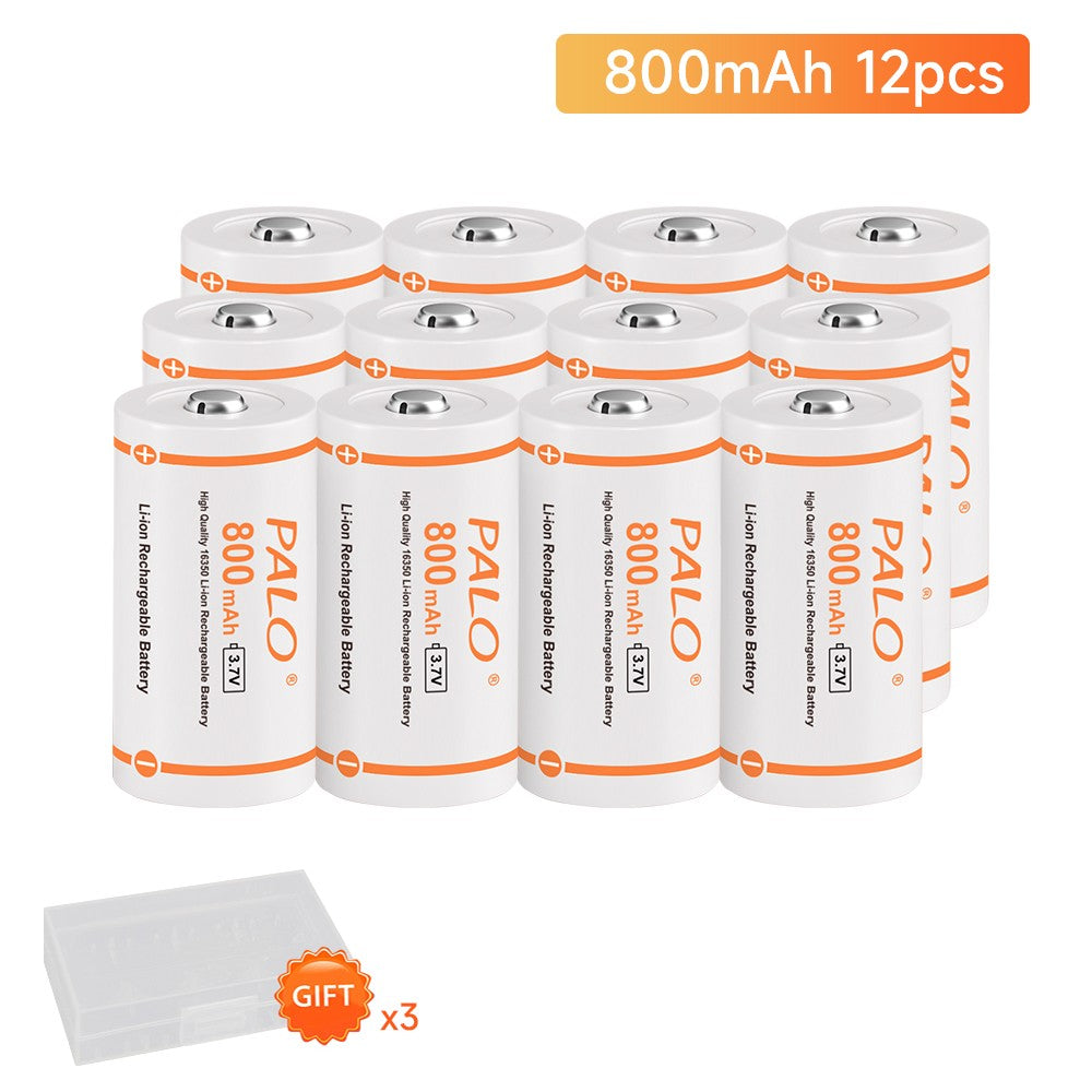 Batería recargable Original CR123A, 3,7 V, litio CR123 16340 16350 CR17345, bate